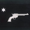 Law Plaque; 2000; cast plastic, leather, wood; 19 ¼ X 42 ½ X 3 inches
