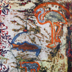 circlesanimals; 2012; encaustic, oil, faux gems, image transfer; 36 1/4 x 24 inches