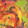Yellow Orange Red; 2009; encaustic; 10 x 10 inches
