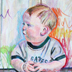 Liam; 2012; Oil Pastel; 18" x 24"